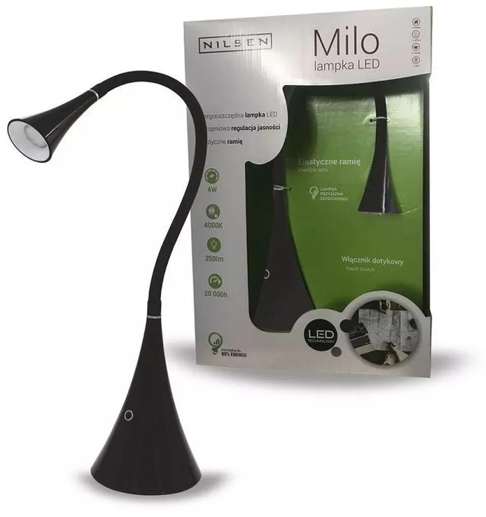 Stolná lampa Milo Nilsen LED BLACK PX041 PX041