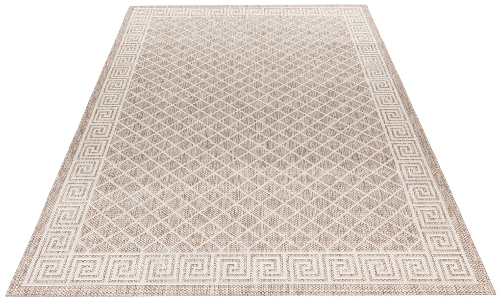 Kusový koberec My Tallinn 541 Taupe - na von aj na doma, 200x290, béžová, chodba / predsieň, Obsession