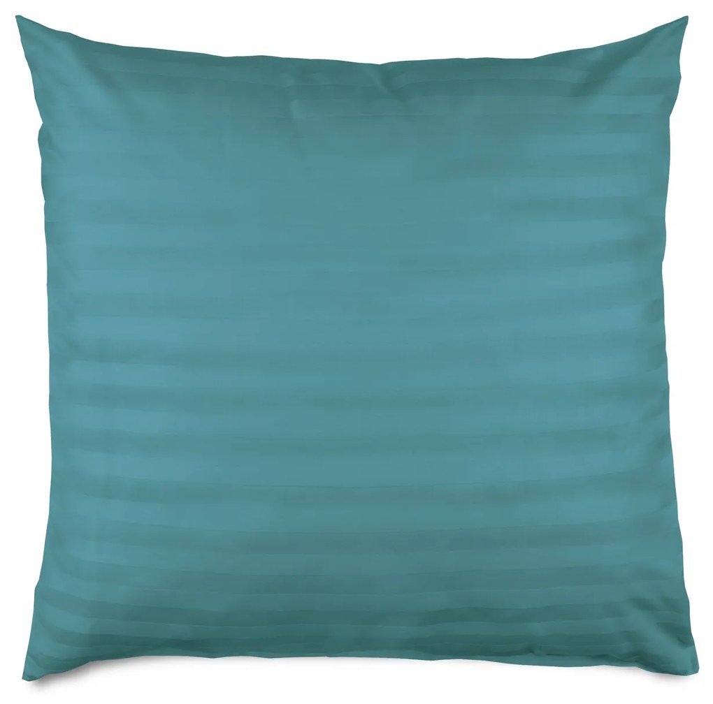 BAMBUSOVÁ OBLIEČKA NA VANKÚŠ STRIPE SEA 40X40 CM TYRKYSOVÁ