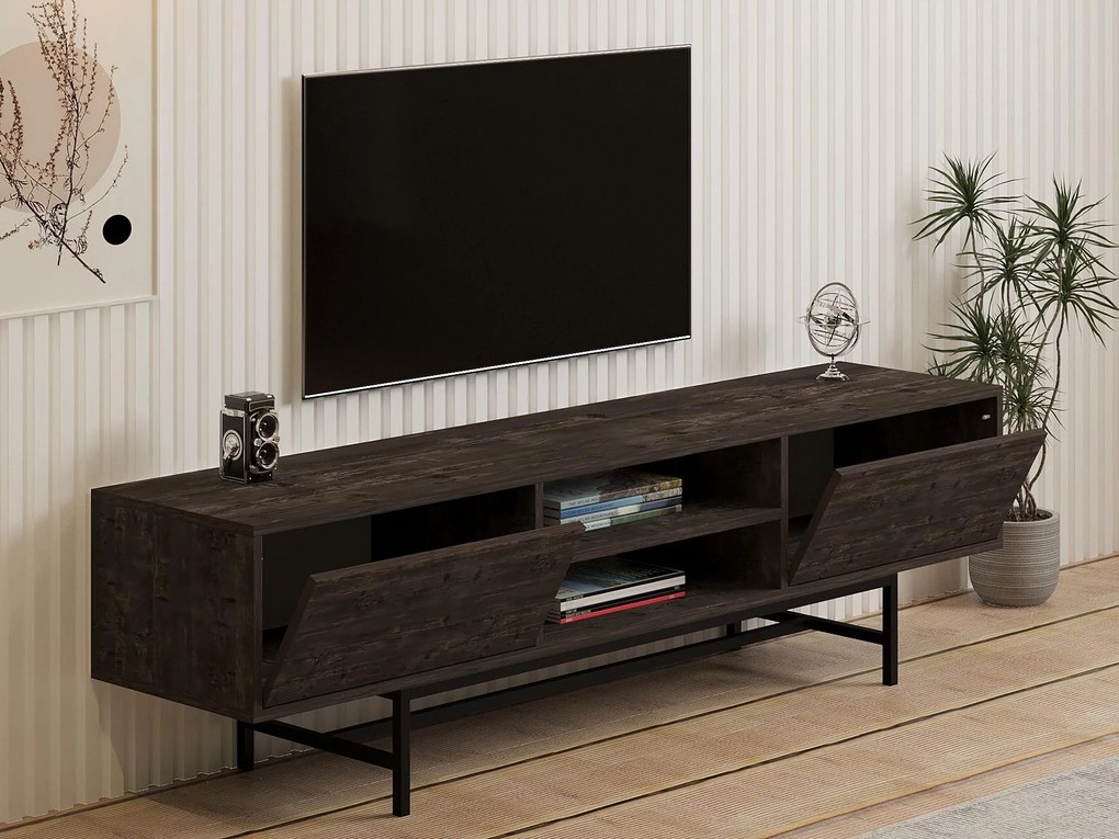 TV stolík/skrinka Nubola (antracit) . Akcia -30%. Vlastná spoľahlivá doprava až k Vám domov. 1095600