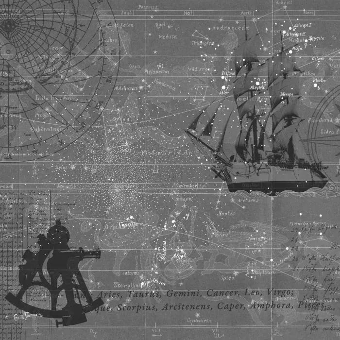 Vliesová tapeta Mr Perswall - Star Map 360 x 265 cm