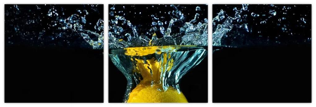 Obraz citrónu vo vode
