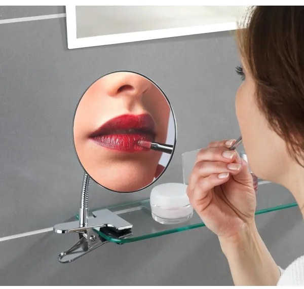 WENKO 22195100 - Kozmetické zrkadlo CLIP 15x27 cm lesklý chróm