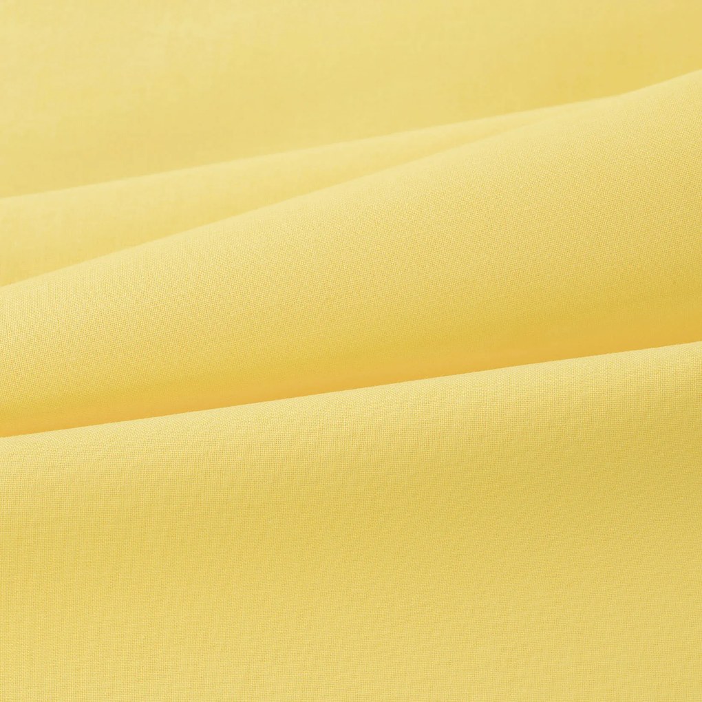 Goldea oválny obrus 100% bavlnené plátno - žltý 120 x 200 cm