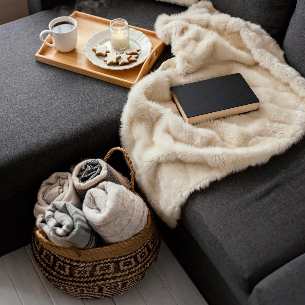 Dekorstudio Prírodný kôš BOHO STYLE YT21B-35