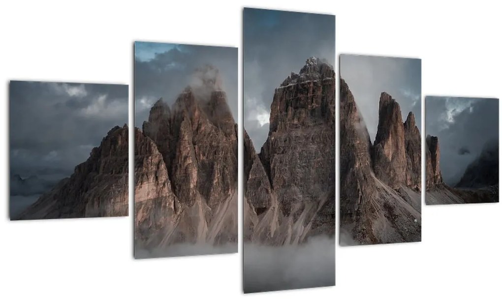 Obraz - Tri Zuby, Talianske Dolomity (125x70 cm), 40 ďalších rozmerov