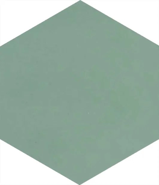 Cementová dlažba Hexa M20 - Farba: pistácia | Articima