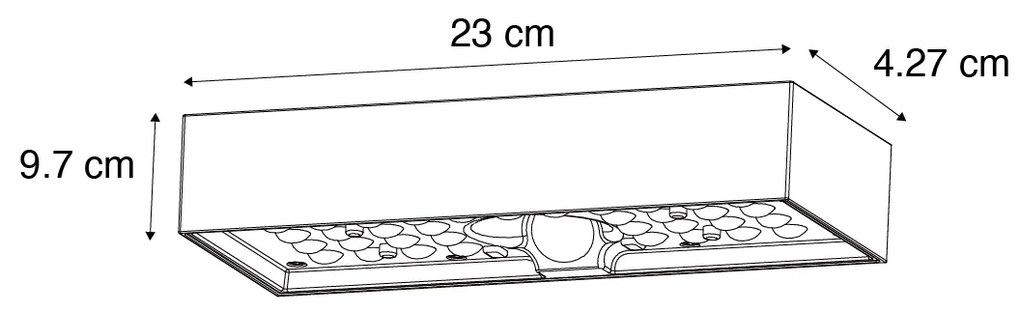 Vonkajšia nástenná lampa čierna so stmievacím svetlom a senzorom na solárny pohon - Kayo