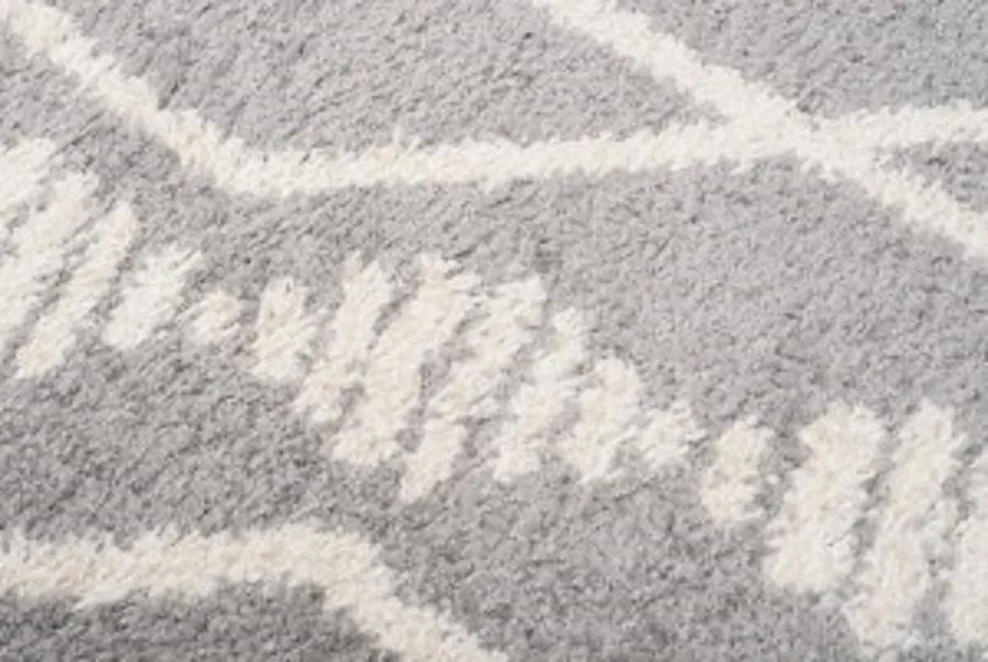 TA Koberec L225C TMAVOSIVÉ/BÉŽOVÉ BOHO KOLESO Rozmer: 200x200 cm