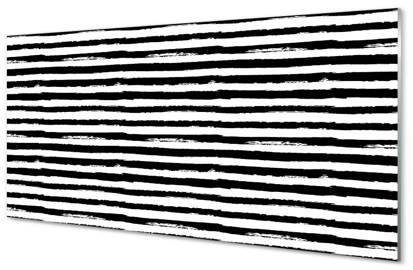 Nástenný panel  Nepravidelné pruhy zebra 140x70 cm