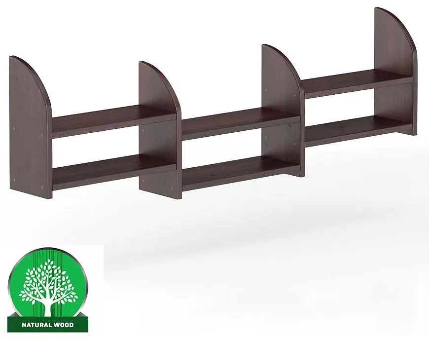 Polička borovica PK101-150x47x19 orech