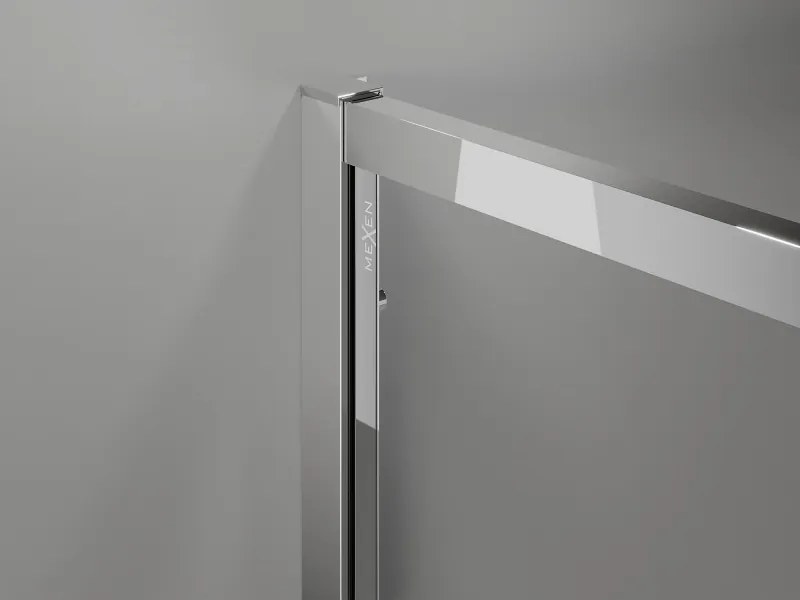 Mexen Exo, sprchovací kút s krídlovými dverami 150 x 95 cm, 6mm číre sklo, chrómový profil, 819-150-095-01-00