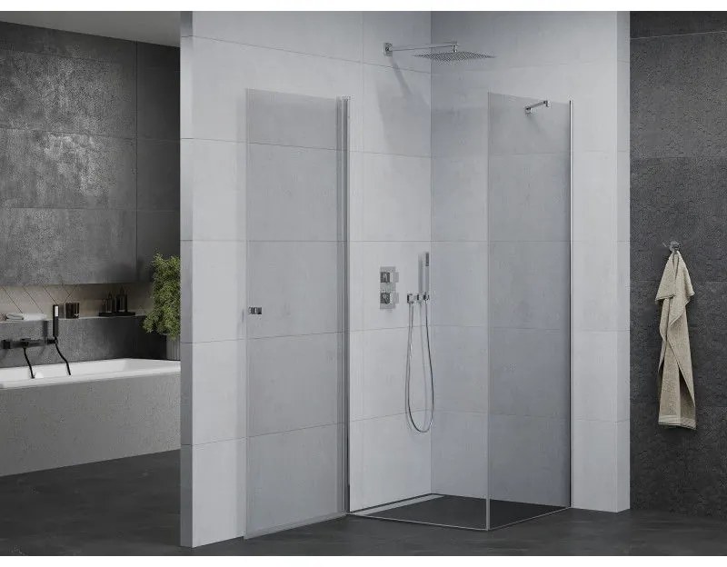 Mexen Pretoria sprchovací kút 90x90cm, 6mm sklo, chrómový profil-číre sklo, 852-090-090-01-00