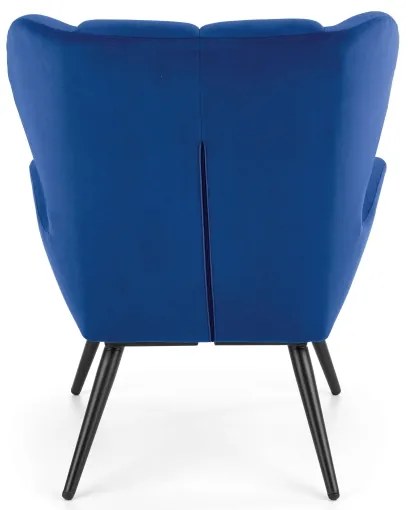 Kreslo CHATEU tmavomodré