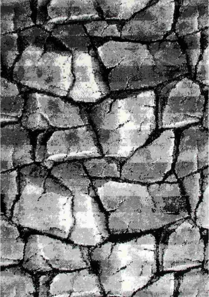 Kusový koberec Kamene šedý, Velikosti 133x190cm