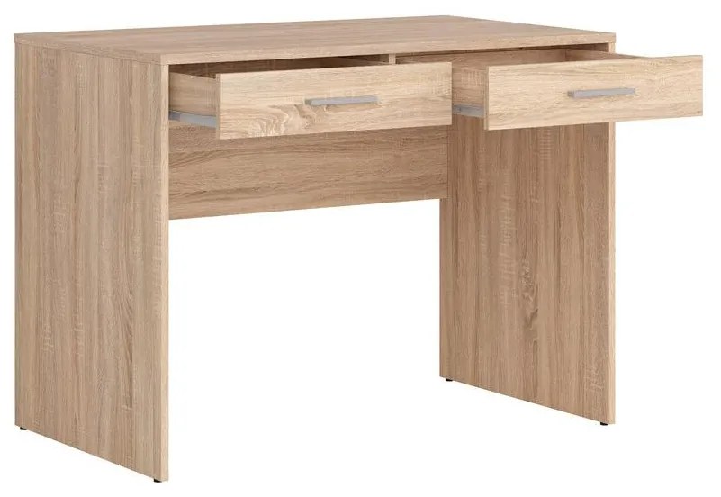 Písací stôl BRW Nepo Plus 2 (dub sonoma) . Akcia -30%. Vlastná spoľahlivá doprava až k Vám domov. 1098268