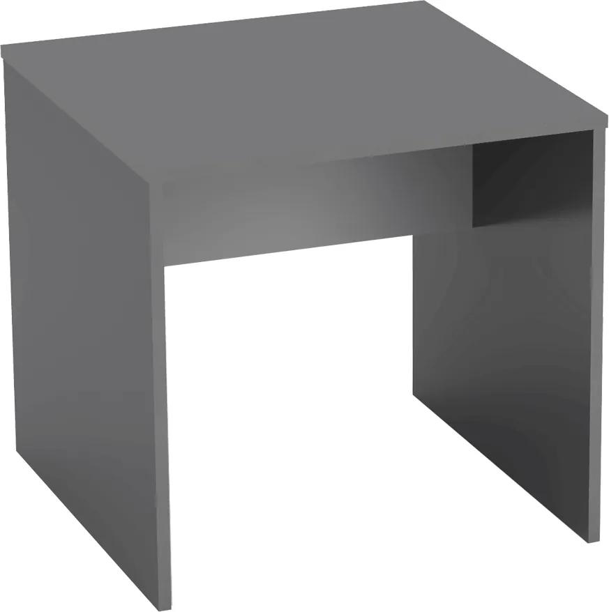 Písací stôl, grafit/biela, RIOMA TYP 17