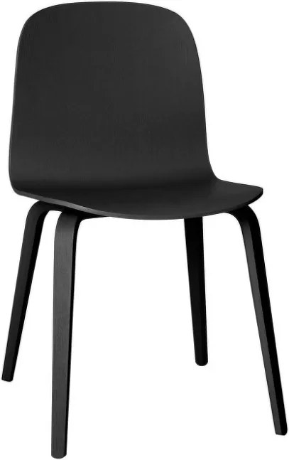 Muuto Stolička Visu, wood base, black