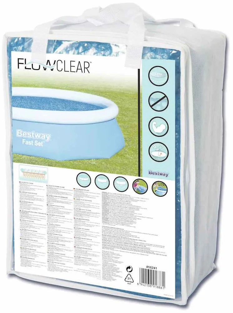 Bestway Solárna bazénová plachta Flowclear 305 cm