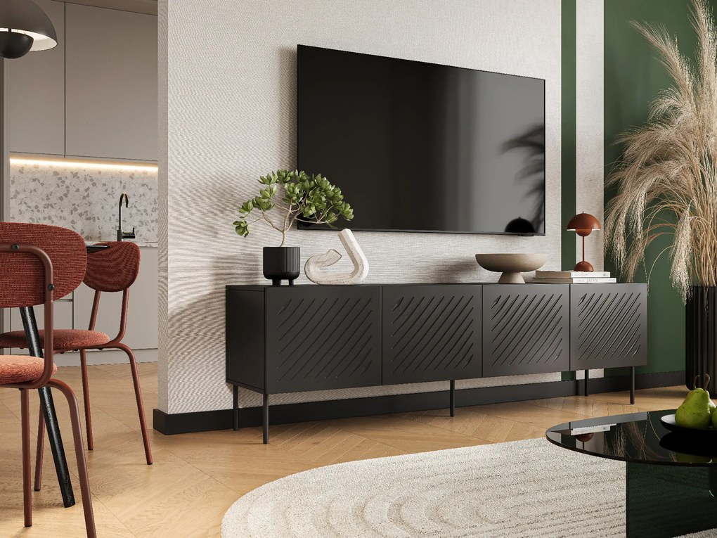 Cama Čierny TV stolík Siena 200