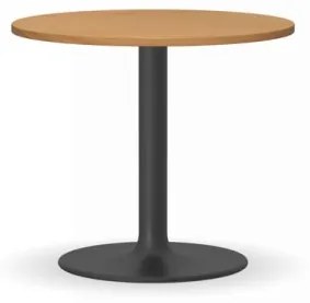 Konferenčný stolík ZEUS II, 500x600 mm, buk, čierna konštrukcia