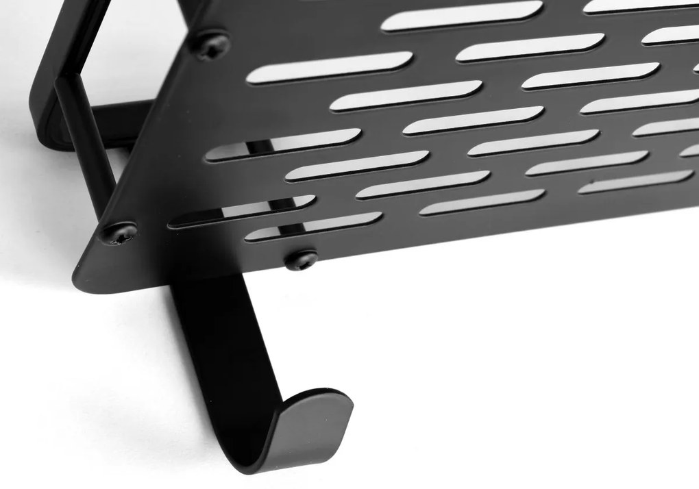 Súprava 2 ks kúpeľňových poličiek ITAKA čierna