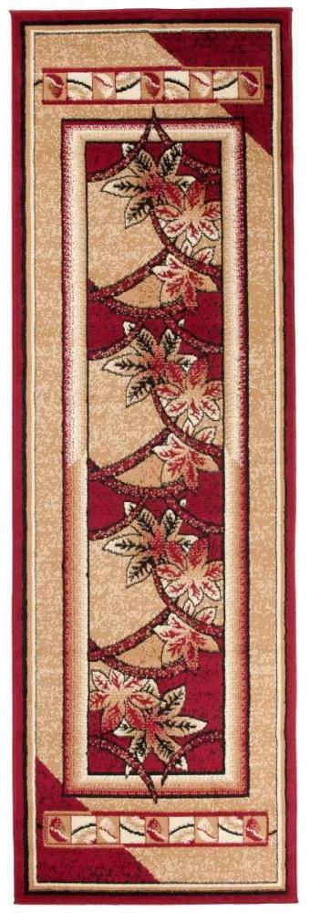 Kusový koberec PP Foglio červený atyp 80x300cm