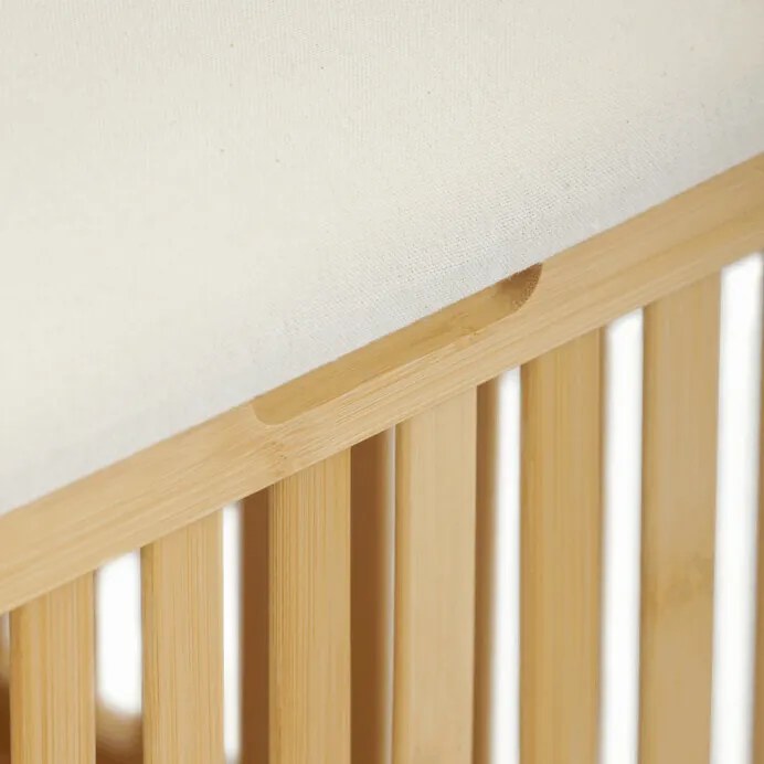 Taburet s úložným priestorom B066 NAT, bambus