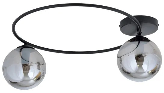 Stropné svietidlo SOPRA 2xE14/10W/230V čierna