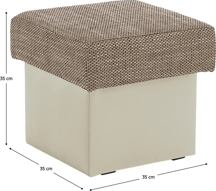 Taburetka T1 - cappuccino / béžová