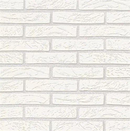 Vliesové tapety na stenu Imitations 6451-01, rozměr 10,05 m x 0,53 cm, biela tehla, Erismann