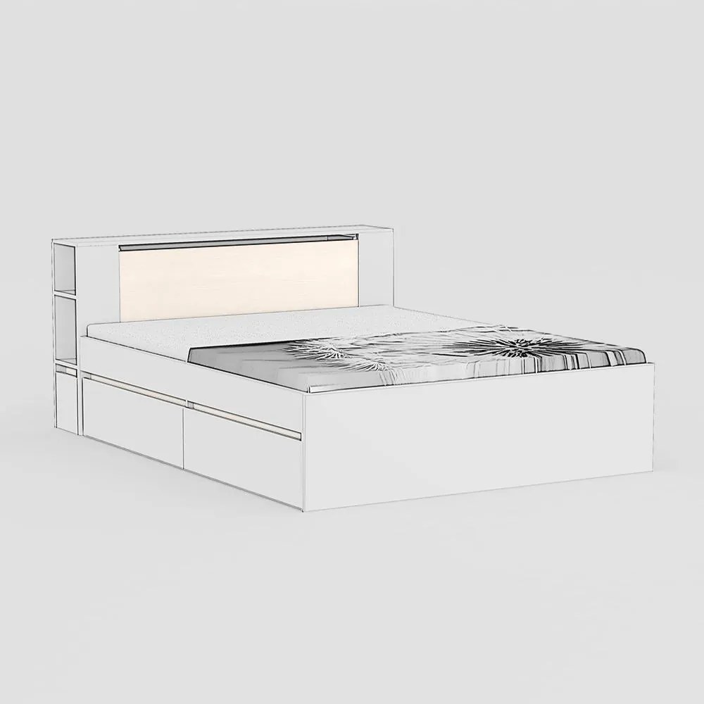 BTC AMY 31/160 ČELO+BOČNÉ LIŠTY Varianta: ICE BLUE