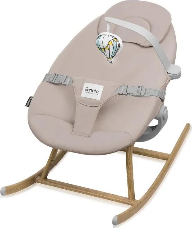 Lionelo - Detské hojdacie sedátko DALIA ROCKER béžovo-pieskové