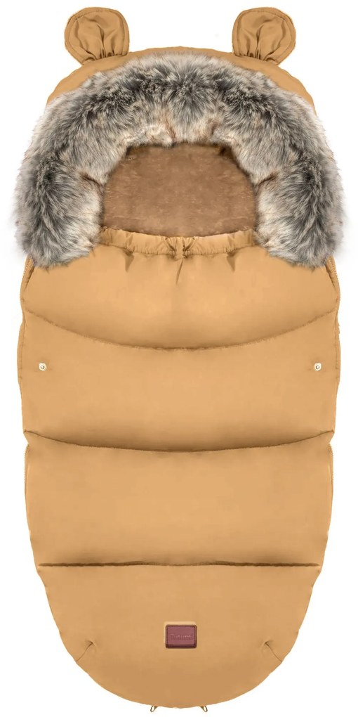 Dekorstudio Detský fusak s kožušinou Teddy PRO N béžový