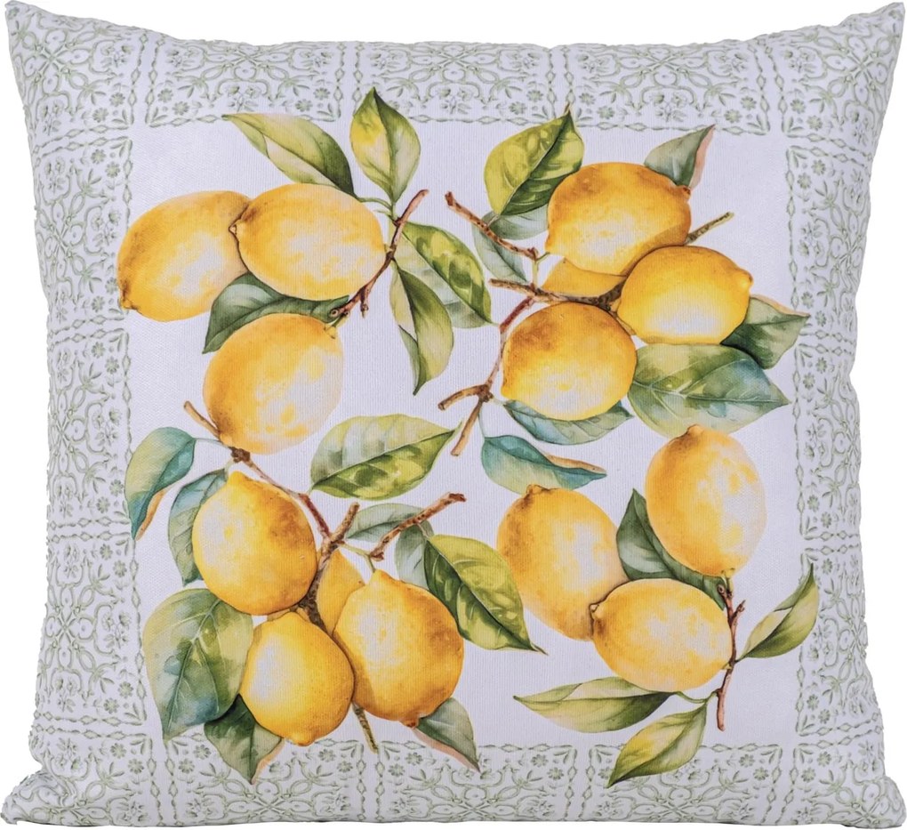 DEKORAČNÁ OBLIEČKA NA VANKÚŠ LIMONE9 43X43 CM VZOROVANÁ