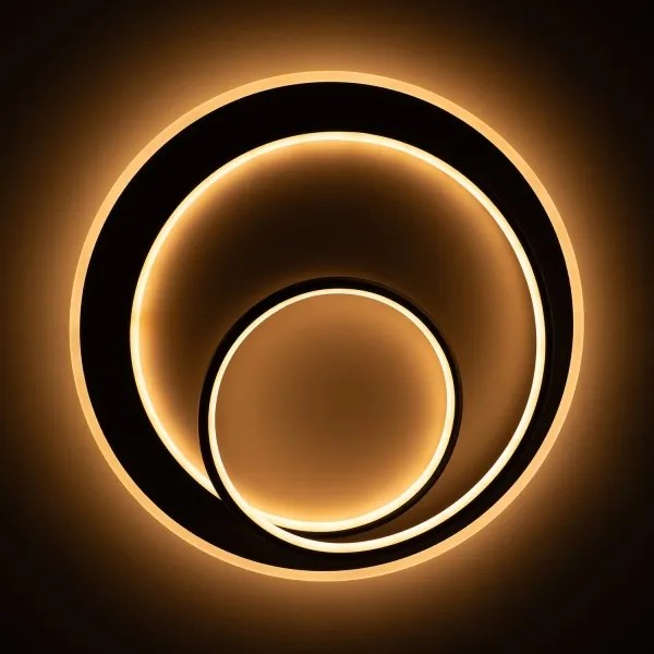 BRILAGI - stmievateľné LED stropné svietidlo FLARE LED/70W/230V, priemer 50 cm, biela/čierna + diaľkové ovládanie