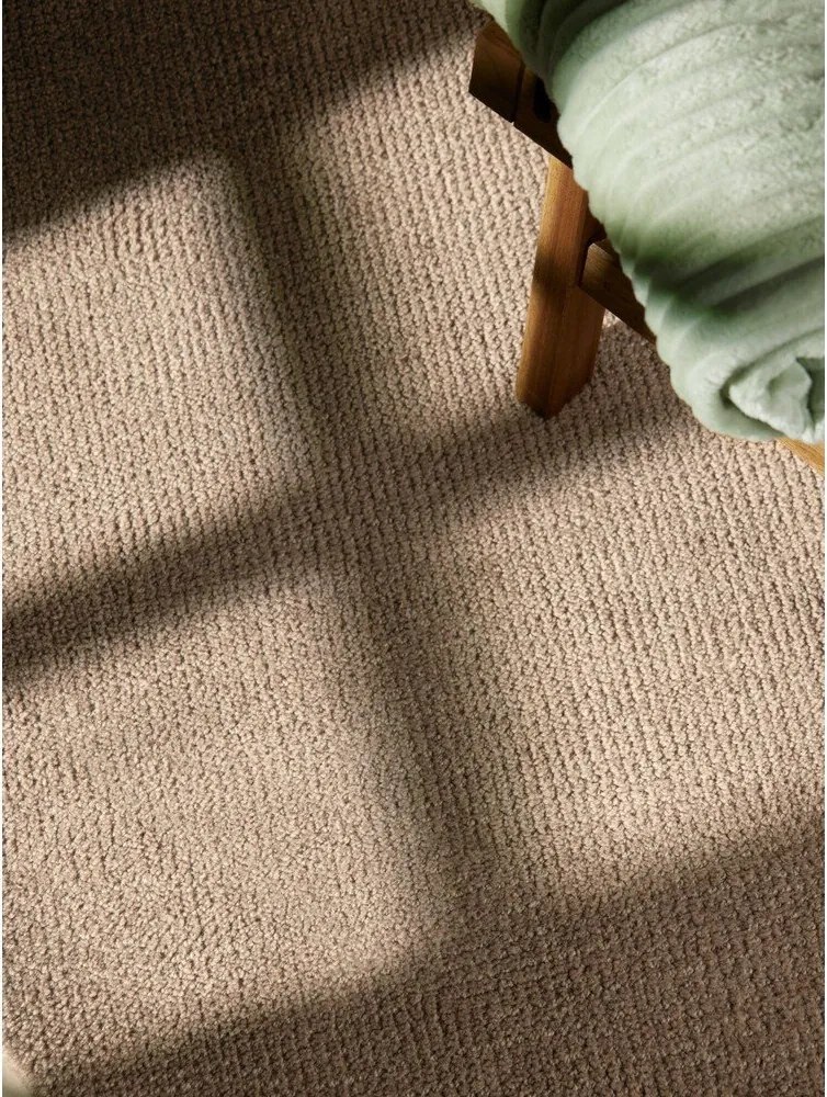 Béžový ručne tkaný vlnený okrúhly koberec ø 160 cm Greenwich – Ted Baker