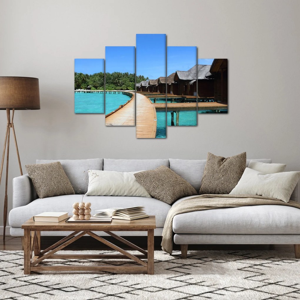Obraz Maledivy (150x105 cm)