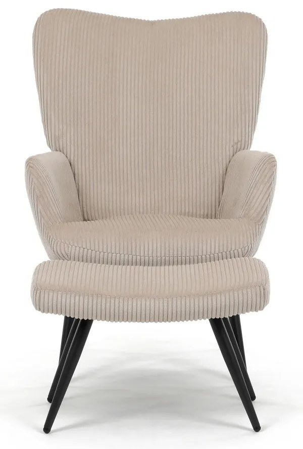 Relaxačné kreslo s podnožkou L7285 CRM6, krémováfarba