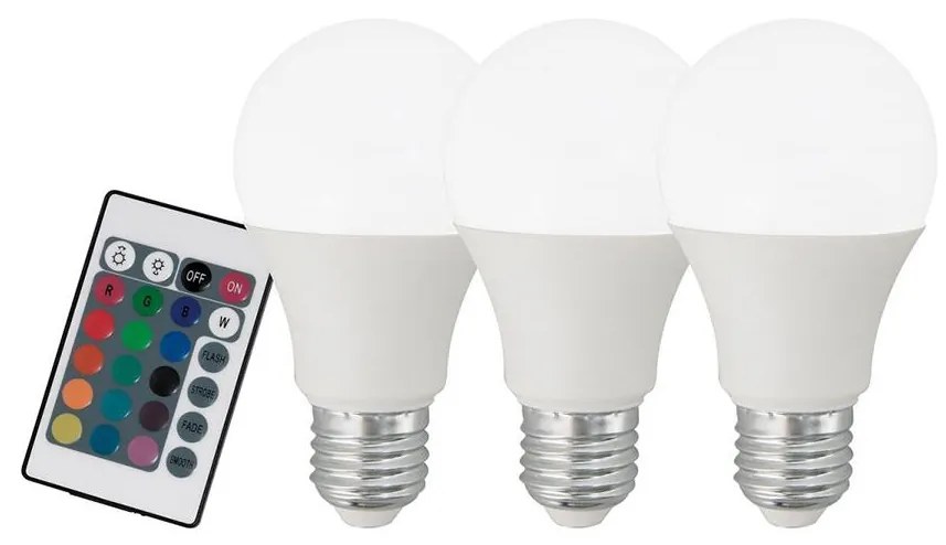 Eglo SADA 3x LED Stmievateľná žiarovka E27/7,5W/230V 3000K - Eglo 10681 EG10681