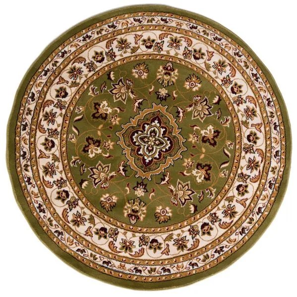 Flair Rugs, Kusový koberec Sincerity Royale Sherborne Green kruh, 133x133 (priemer) kruh, zelená, obývacia izba