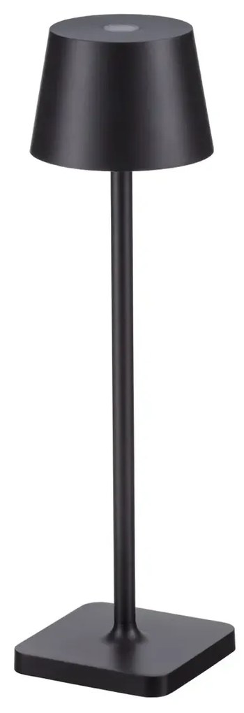 Vonkajšia stolová lampa Deck čierna