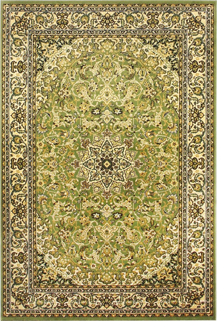 Sintelon, Kusový koberec SOLID 55 APA, 200x300, zelená, chodba / predsieň