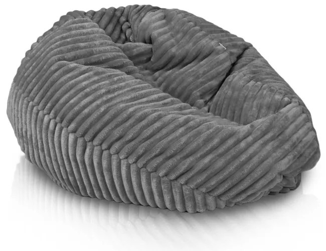 Sedací vak SAKO sivý stripe