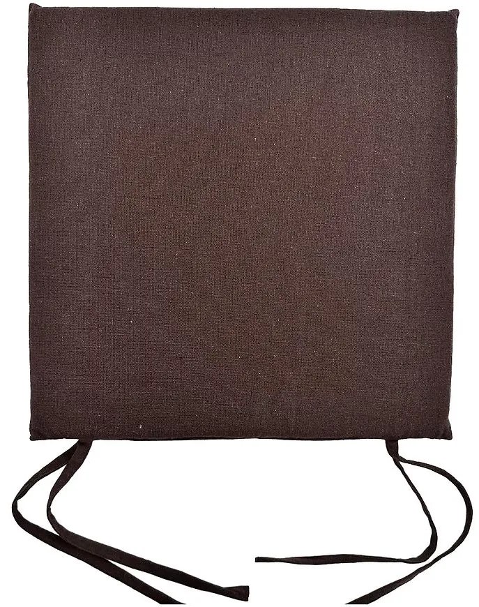 Poduška na stoličku SSE-AAT-CP-3475 (2 cm) 40x40 cm hnedá