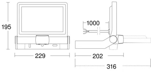 Steinel 065249 - LED Reflektor so senzorom XLED ONE LED/18,6W/230V IP44