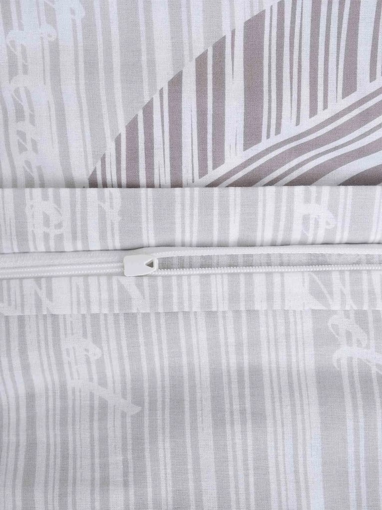 Bavlnená obliečka na vankúš Renforcé 70 × 90 cm – Selina sivohnedá