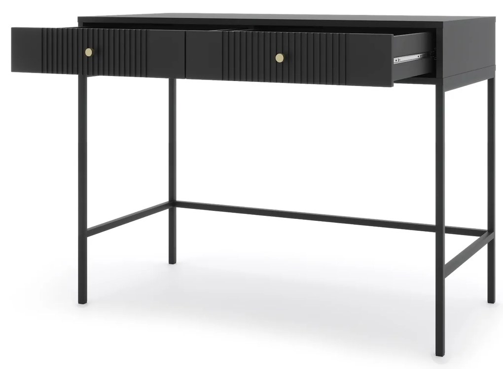 Toaletný stolík Iseo 104,3 cm čierny