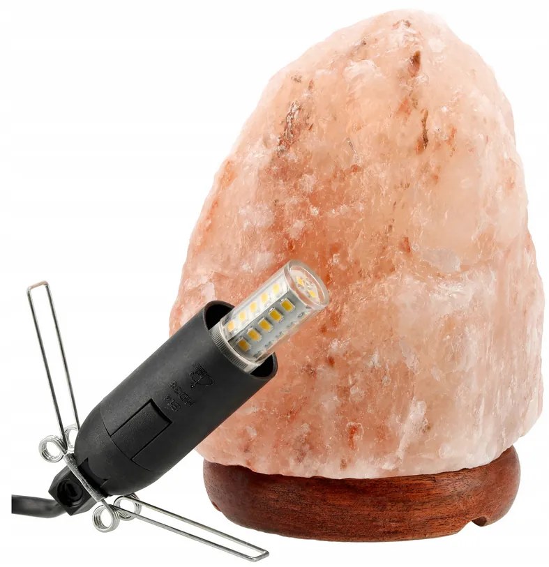 BERGE Soľná lampa 2-3kg - Ionizátor / nočná lampa