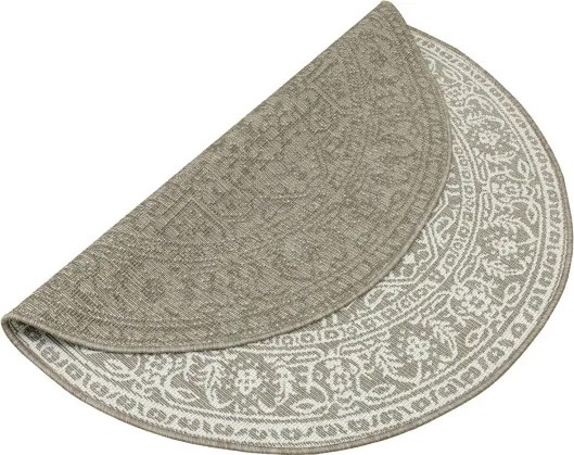 Obojstranný koberec BRUSSELS 205989/10610 béžový / krémový kruh